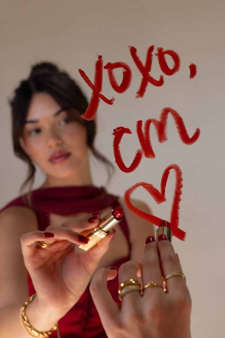 Gilded in Gold, Drenched in Red_ A Luxe Aesthetic